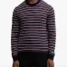 Джемпер в полоску с круглым вырезом