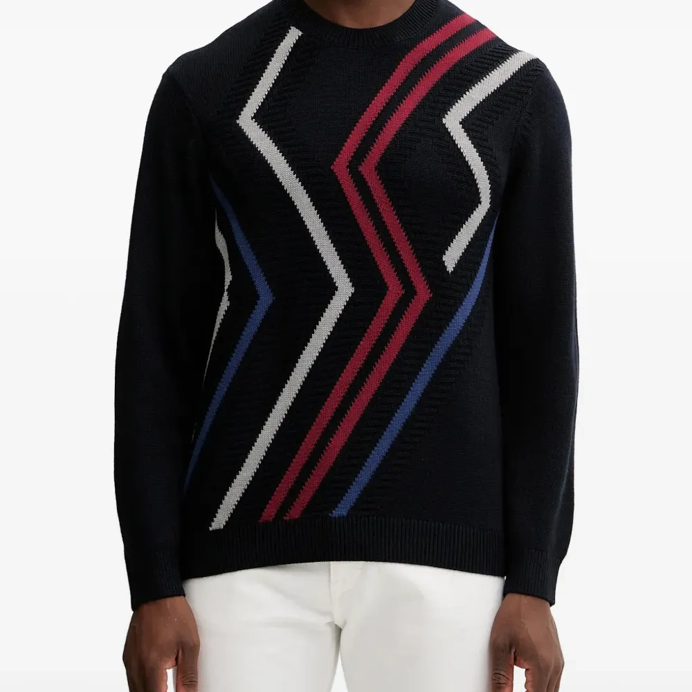 Свитер с зигзагообразным узором