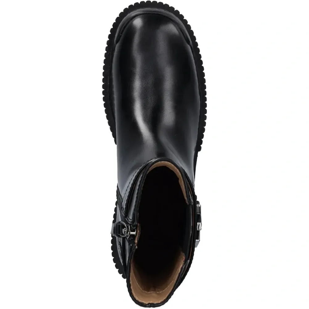 Ботинки с логотипной табличкой