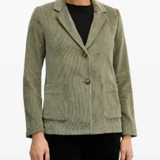 Вельветовая рубашка на пуговицах