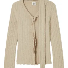 Кардиган с оборками