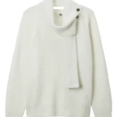 Свитер с воротником-поло на пуговицах Свитер с воротником-поло на пуговицах