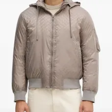 Стёганая куртка с логотипом