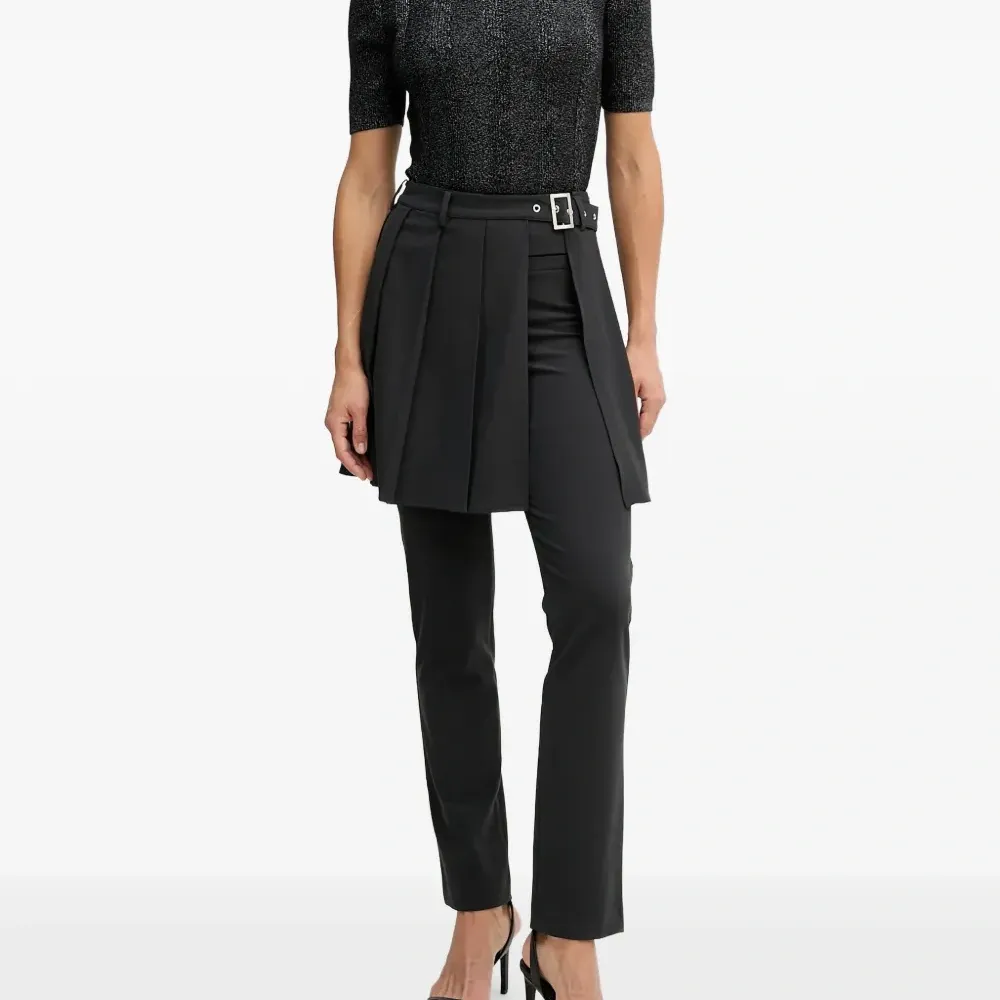 Брюки с отделкой из панелей