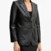 Блейзер из искусственной кожи