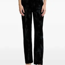 Джинсы прямого кроя с текстурным эффектом