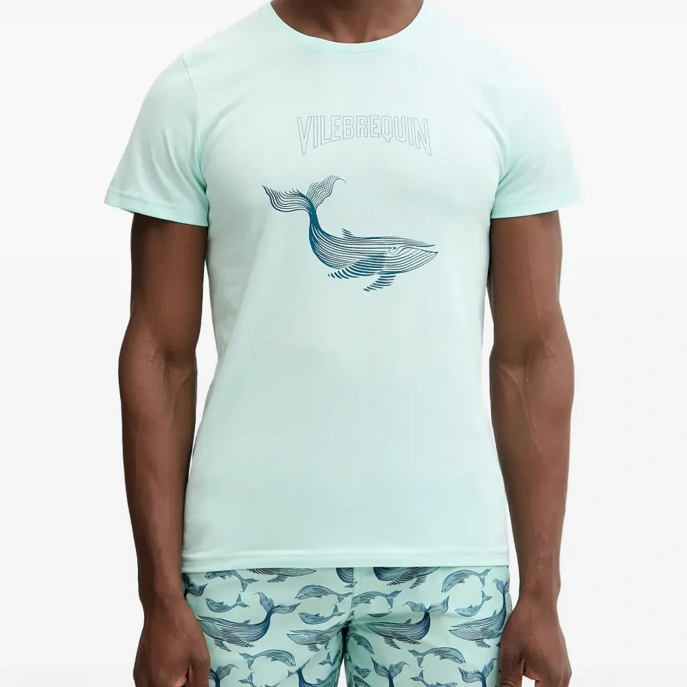 Футболка с принтом в виде кита