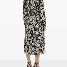 Платье миди с цветочным принтом Платье миди с цветочным принтом