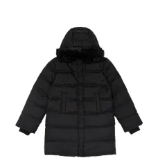 Стеганая куртка с капюшоном