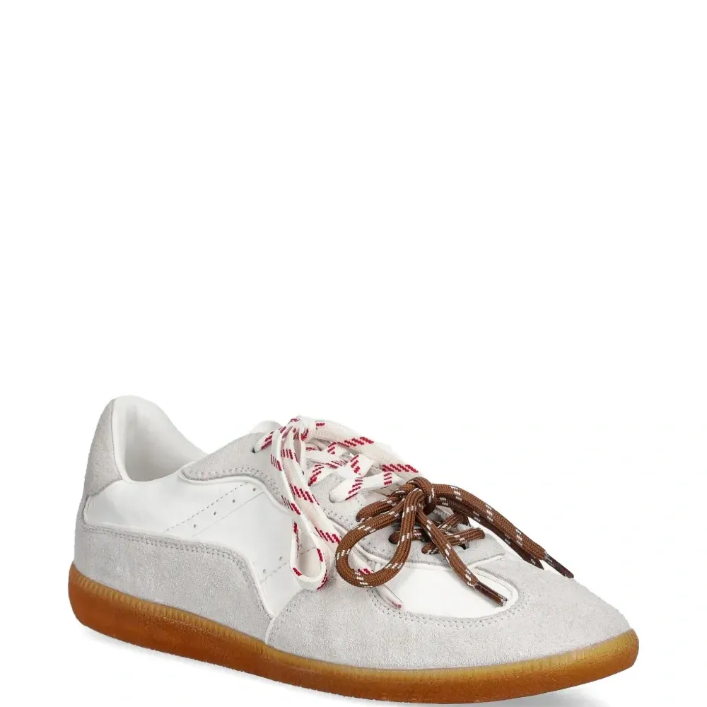 Кроссовки August двухцветные на шнуровке