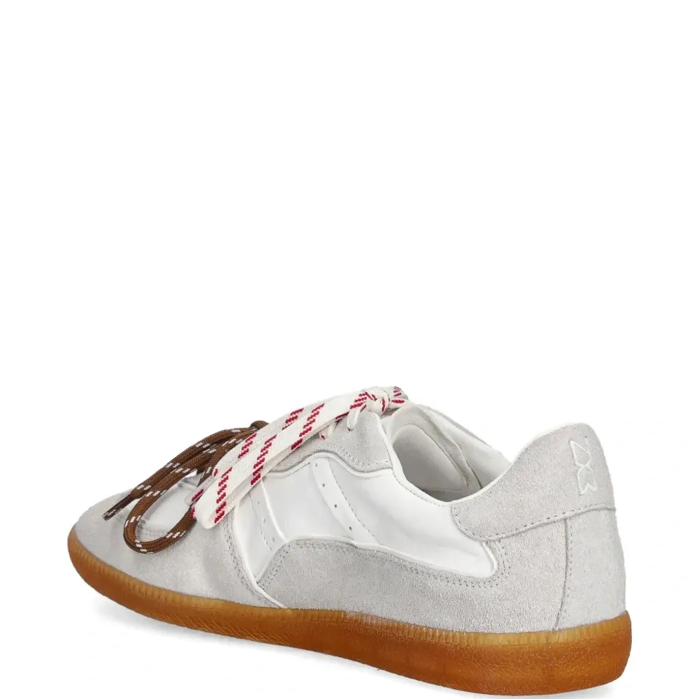 Кроссовки August двухцветные на шнуровке