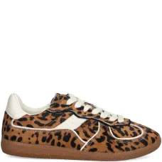 Кеды August с леопардовым принтом и шнуровкой