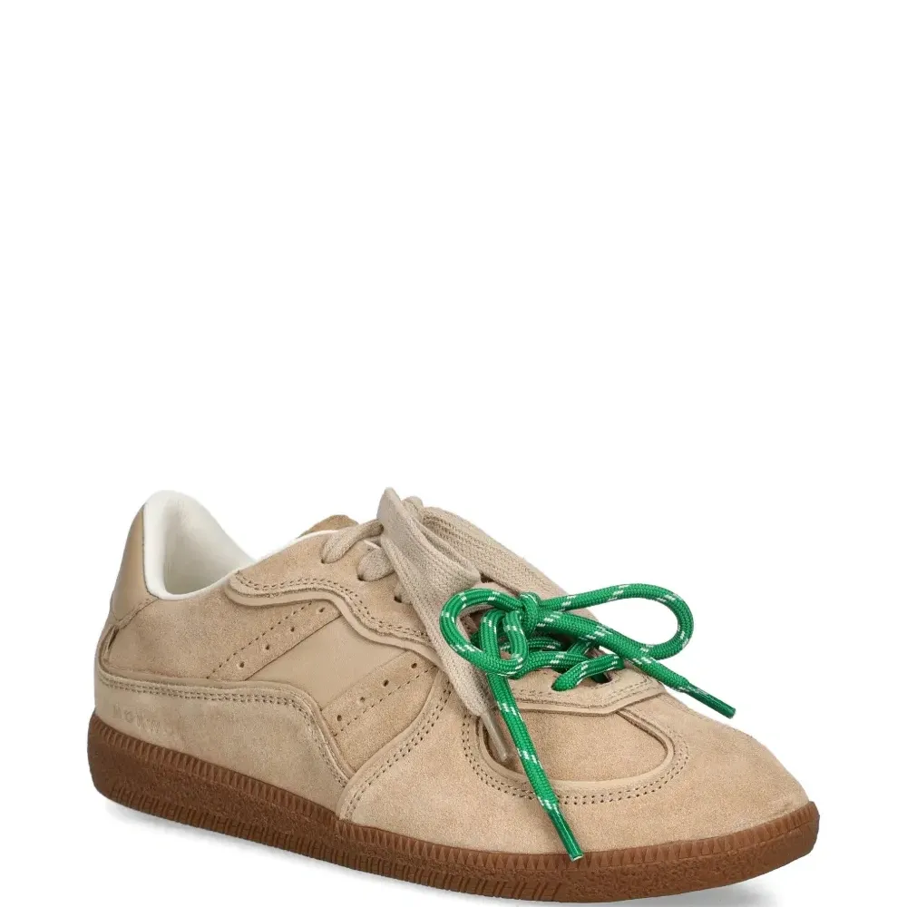 Кроссовки August из замши с панелями