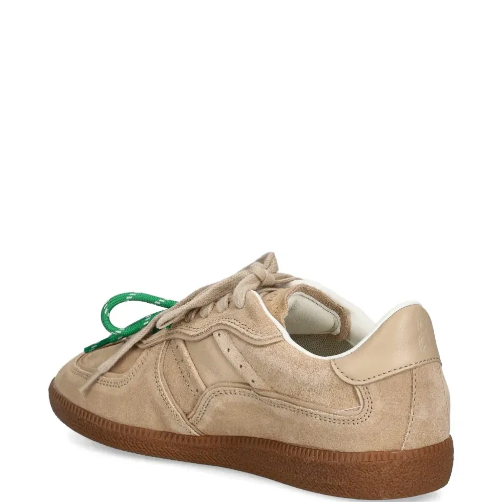 Кроссовки August из замши с панелями