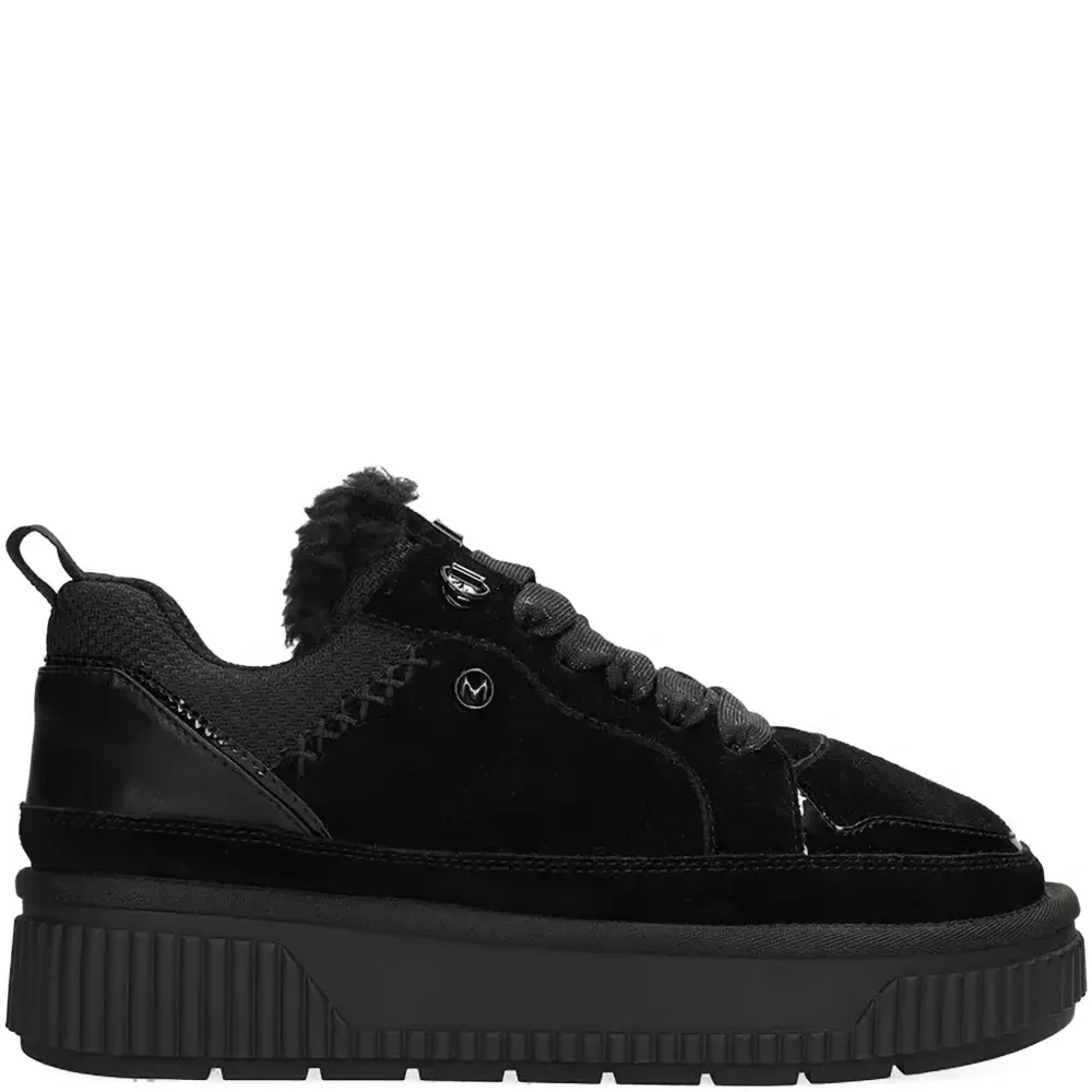 Кроссовки на платформе из искусственного меха Кроссовки на платформе из искусственного меха