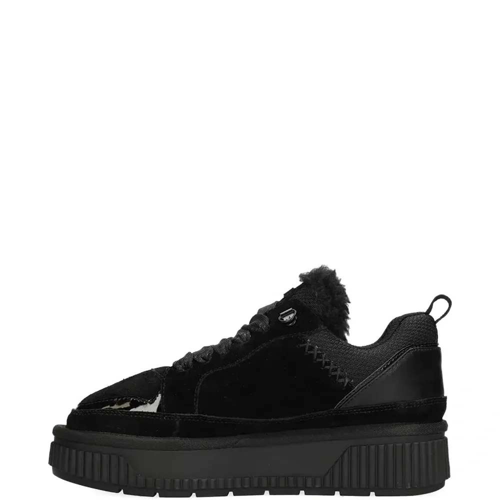 Кроссовки на платформе из искусственного меха Кроссовки на платформе из искусственного меха