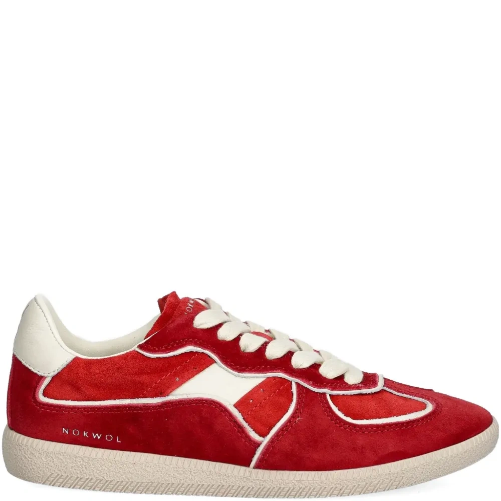 Кроссовки August из замши с вставками