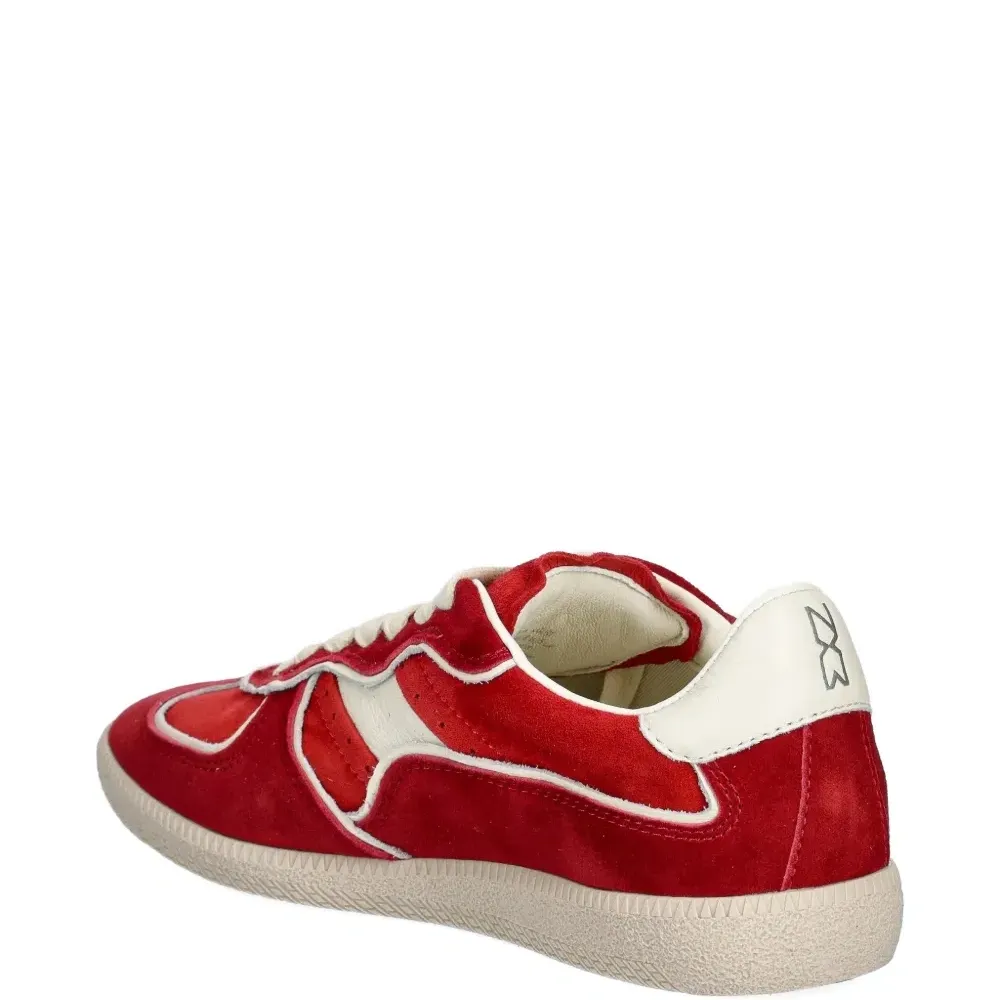 Кроссовки August из замши с вставками