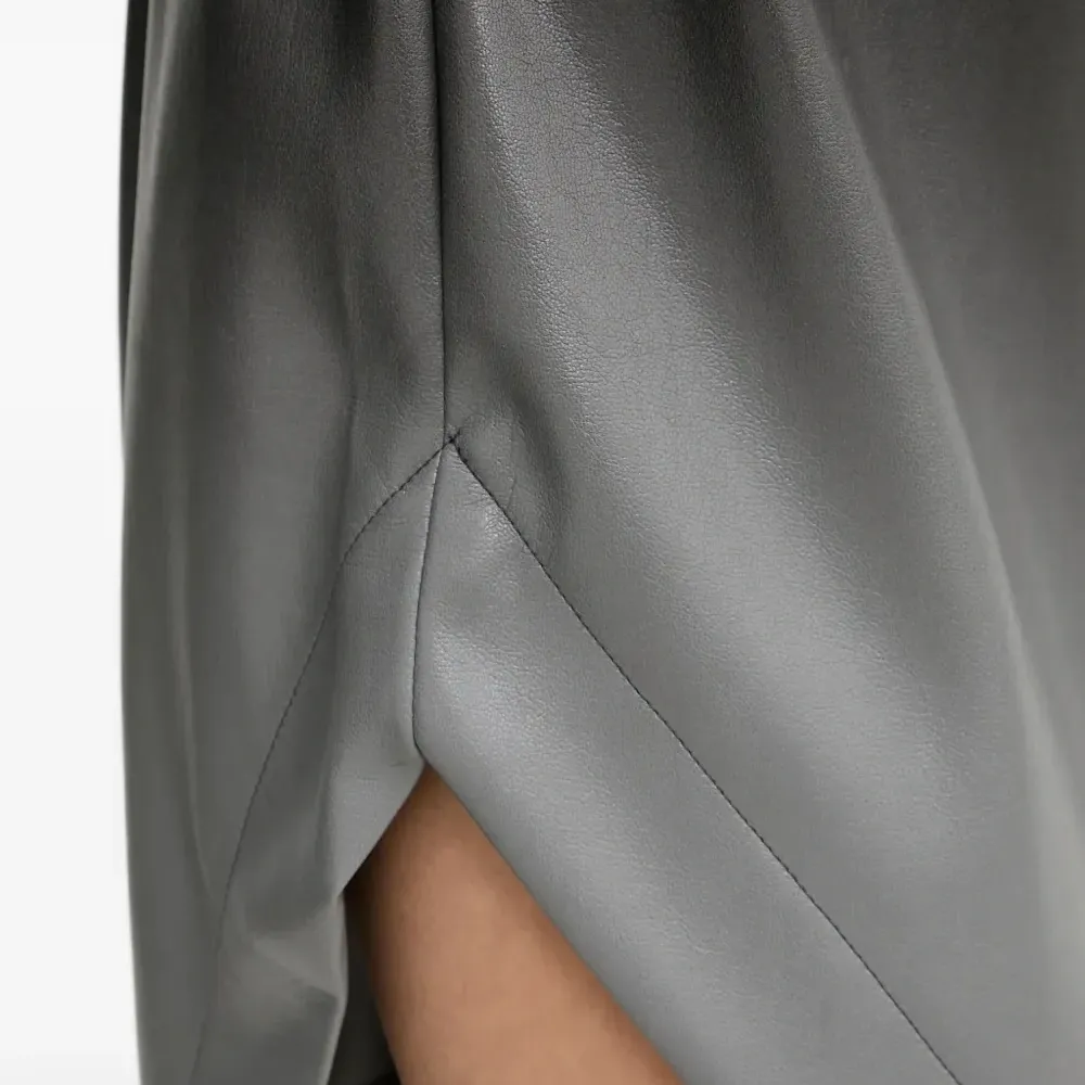 Заламанная асимметричная юбка омбре