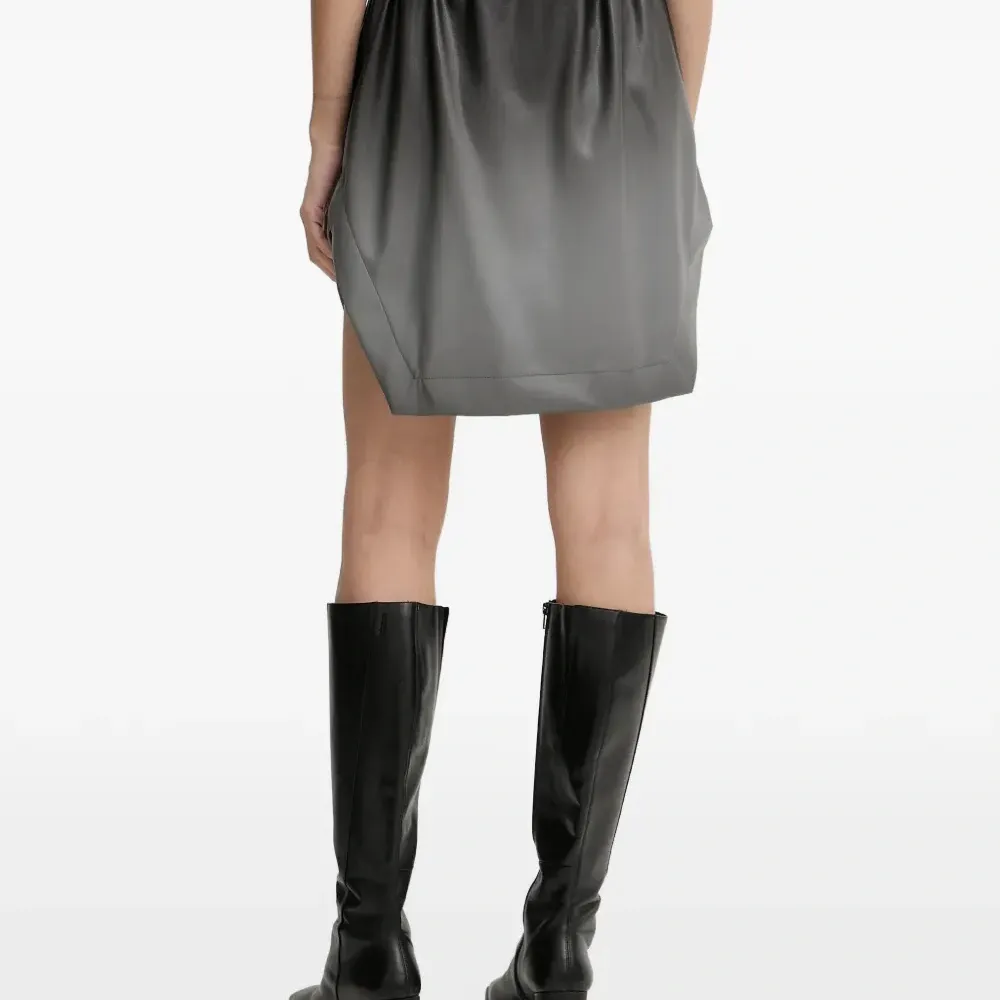 Заламанная асимметричная юбка омбре