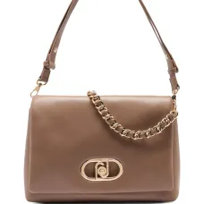 Сумка через плечо LaPuffy большого размера с плетёной цепочкой Сумка через плечо LaPuffy большого размера с плетёной цепочкой