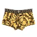 Трусы-боксеры с цветочным принтом на поясе