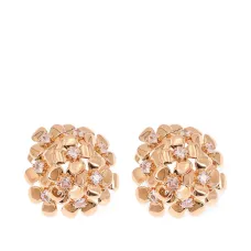 Серьги-гвоздики с цветочным декором