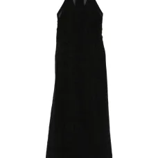 Макси-платье на бретели через шею