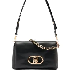 Сумка на плечо LaPuffy среднего размера с цепочным ремешком и логотипом