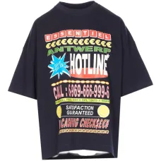 Футболка с принтом и круглым вырезом