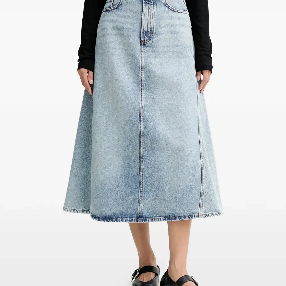 Расклешённая юбка с панелями