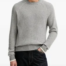 Рифлёный свитер с рукавами реглан