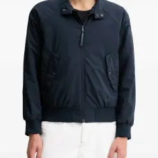 Куртка с воротником в рубчик Куртка с воротником в рубчик