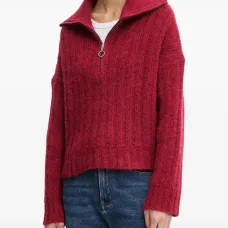 Вязаный джемпер на молнии