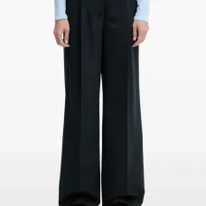 Плиссированные широкие брюки Плиссированные широкие брюки