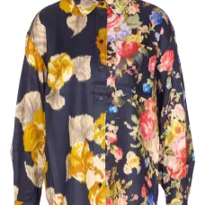 Рубашка с цветочным принтом Рубашка с цветочным принтом