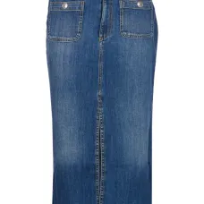 Юбка с разрезом спереди