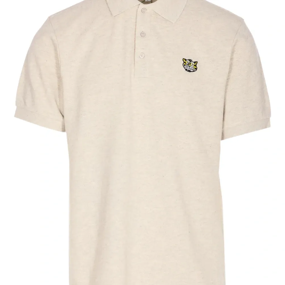 Поло с нашивкой в виде тигра