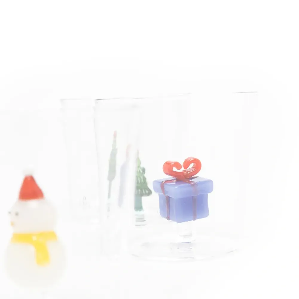 Бокалы с рождественскими мотивами (набор из шести штук)