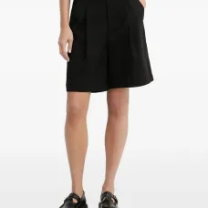 Плиссированные шорты в полоску Плиссированные шорты в полоску