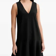 Мини-платье с V-образным вырезом