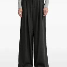 Плиссированные брюки с елочкой Плиссированные брюки с елочкой