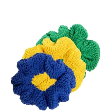 Резинки для волос из жатой ткани (набор из трёх штук) Резинки для волос из жатой ткани (набор из трёх штук)