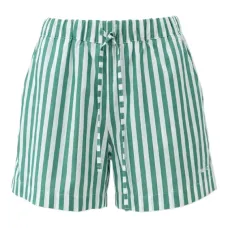 Вышитые шорты в полоску