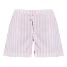 Полосатые шорты с вышивкой