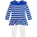 Полосатый спортивный костюм для малышей Полосатый спортивный костюм для малышей