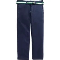 Брюки с полосатым ремнём