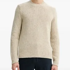 Вязаный джемпер с круглым вырезом