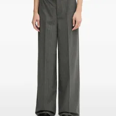 Широкие брюки в полоску Широкие брюки в полоску