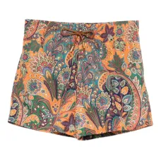 Плавки-шорты с кулиской и принтом пейсли